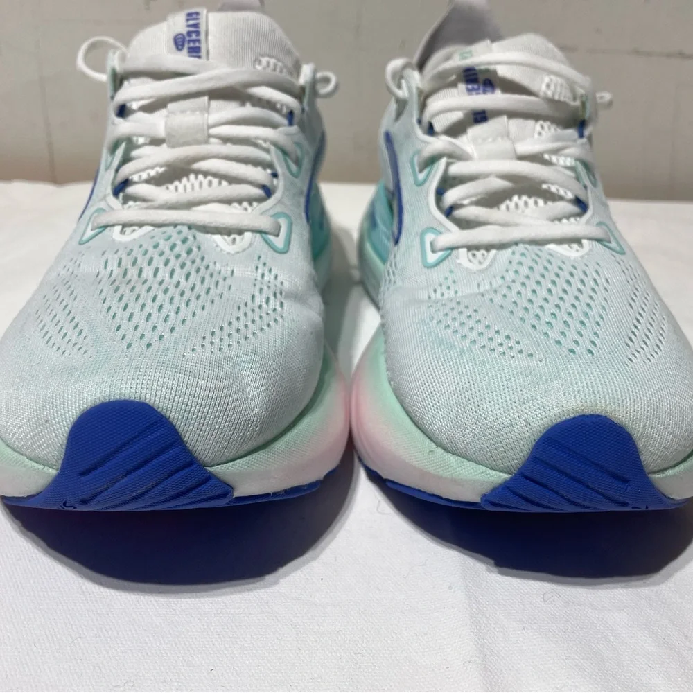 Brooks Women's Glycerin GTS 22 Running Shoe 10.5 White Limpet Shell Amparo Blue - Picture 3 of 16